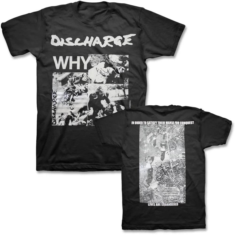 2 Sides Discharge Band Why Album Shirt Black Unisex S-5XL 4XL