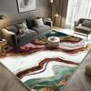 Luxury Marble Large Rugs for Living Room Decoration Sofa Black Gold Abstract Carpet Lounge Coffee Tables Soft Floor Mat Non-slip