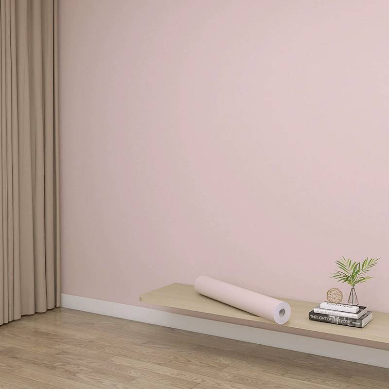 Matte Solid Color Design Dormitory Bedroom Decoration Self Adhesive Wallpaper