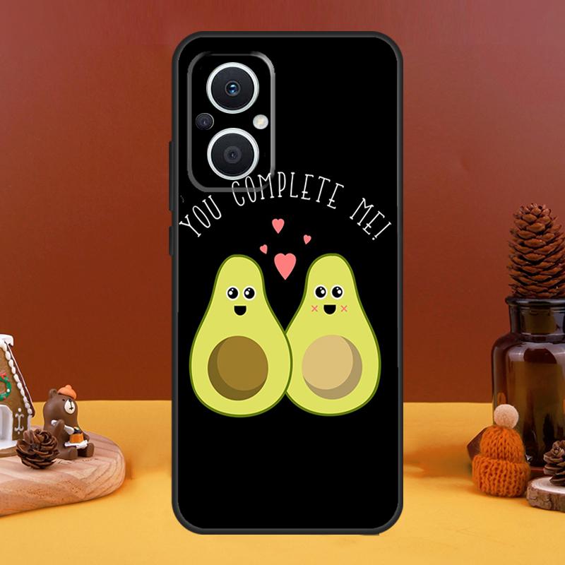 Funny Cartoon Avocado Case For OPPO Reno 8T 4Z 5Z 10 Pro 11 F 4 5 6 7 8 Lite OPPO Find X5 X6 Pro X2 X3 Lite Cover