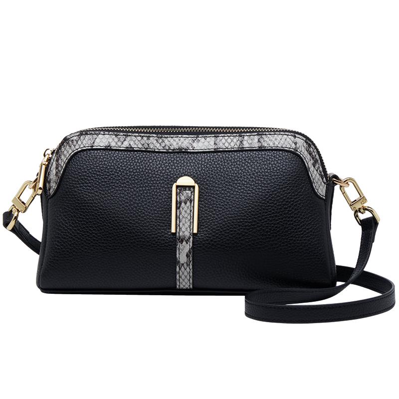 Zhu Er Women s Genuine Leather Crossbody Shell Bag