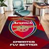 A-Arsenal Design Area Rug Personalized Name- Non-Slip, Soft & Cozy Floor Mat for Living Room, Office - Indoor/Outdoor Carpet