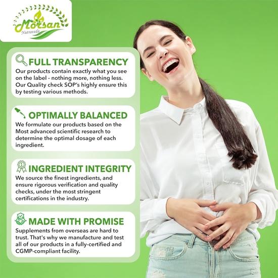Morsan Nutraveda Trikatu Extract Capsule | 60 x 500 mg Veg Capsules | Promotes Digestive Efficiency, Stimulates Metabolic Activity
