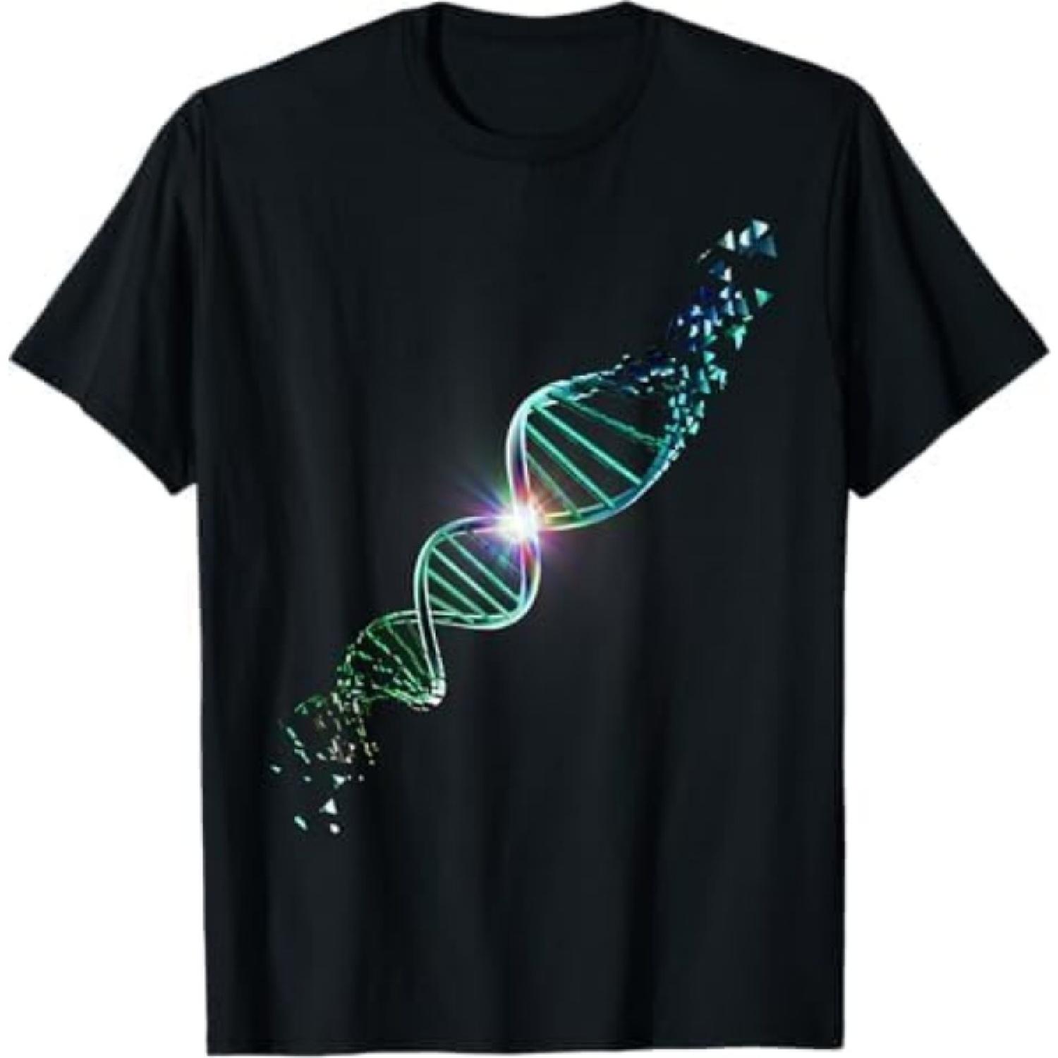 Футболка YeadamFission ДНК Генетика Наука Биология S чёрный