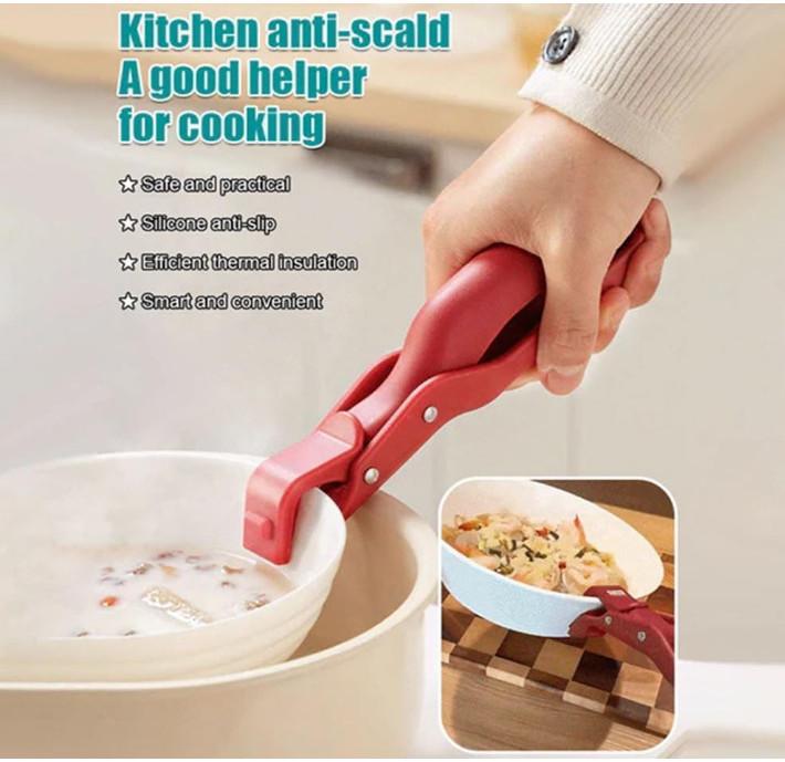 Anti Purpose Multi Scald Bowl Holder Clip For Kitchen Silicone Non Slip Clip
