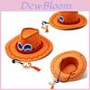 Bunter One Piece Portagas D Ace Hut für Kinder und Erwachsene