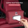 Car Tissue Box Holder Leather Car Armrest Napkin Case Sun Visor Backseat Bag For BMW E46 E87 E91 X5 E70 F11 E30 E90 F20 G20 G30 SK0