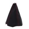 YourKit Shift Knob Leather Shift Boot Shift Interior Universal Type X Red Cover, Cover, Cover, Parts, (Black Stitching)