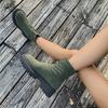 Fashion Spring and Autumn New Sock Boots Women's Plus Size Slip-on Stretch Boots Casual Outside Wear