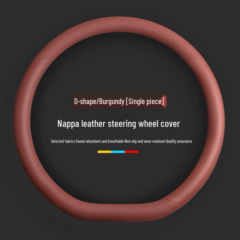 Genuine Leather Steering Wheel Cover for 2024 Z9gt  2025 Denza D9 (N7/N8) Car Accessories 38cm