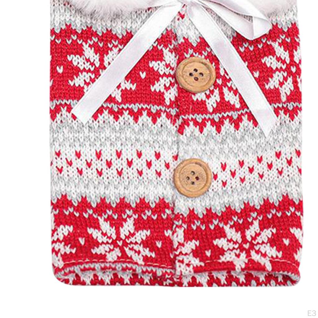 Bottle Covers,Flannel Sleeve, for Dinner Party Year Decorations