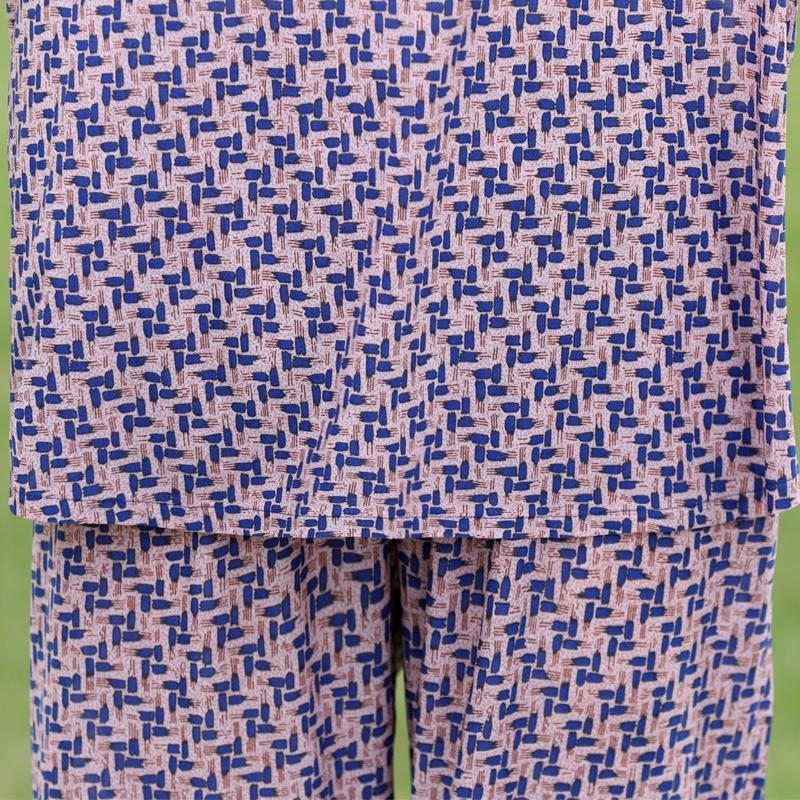 Women's Plus Size Summer Casual Set, Printed Top & Capri Pants (3XL-7XL)