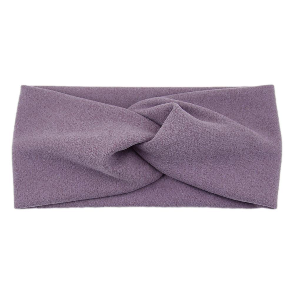 New Wide Cross Headbands For Woman Solid Hairband Elastic Sports Yoga Headwear Girls Hair Band Hair Accessories Korean Style