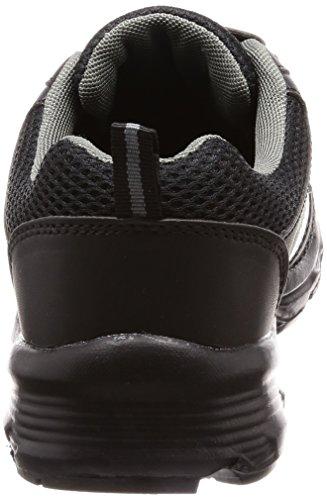 Heigy CM-1711M Men's Lightweight Safety Shoes for Light Work, Velcro Toe Cap, Size 27.0 Cm, Black