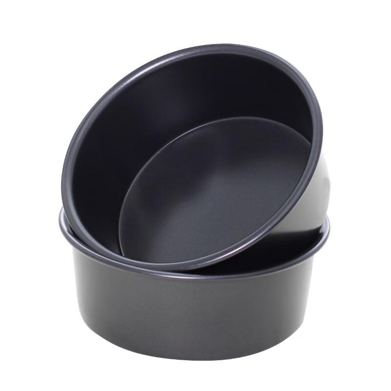 ZISIZ Round Solid Bottom Cake Pan