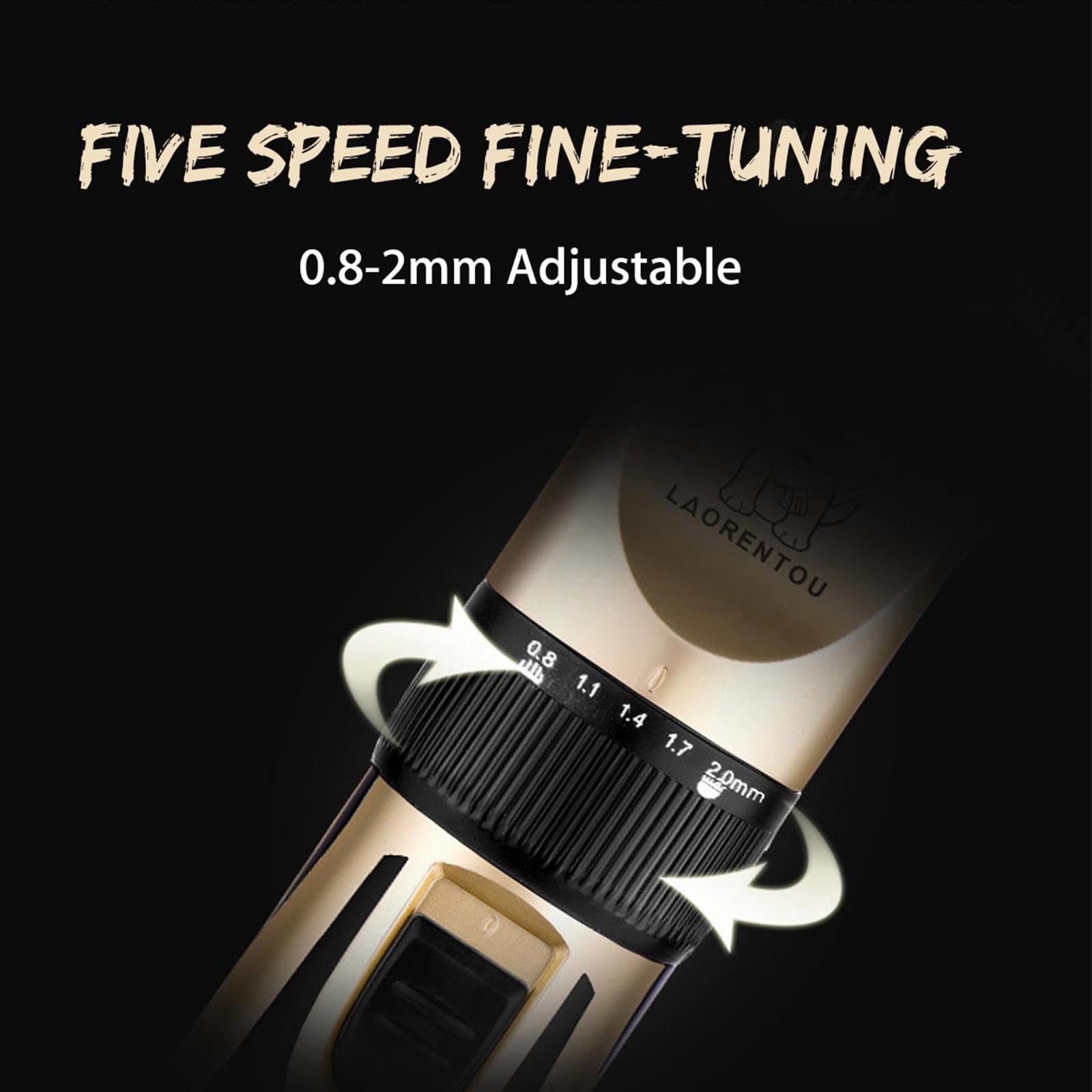 Бесшумная электрическая машинка для стрижки волос для домашних животных — фото 4