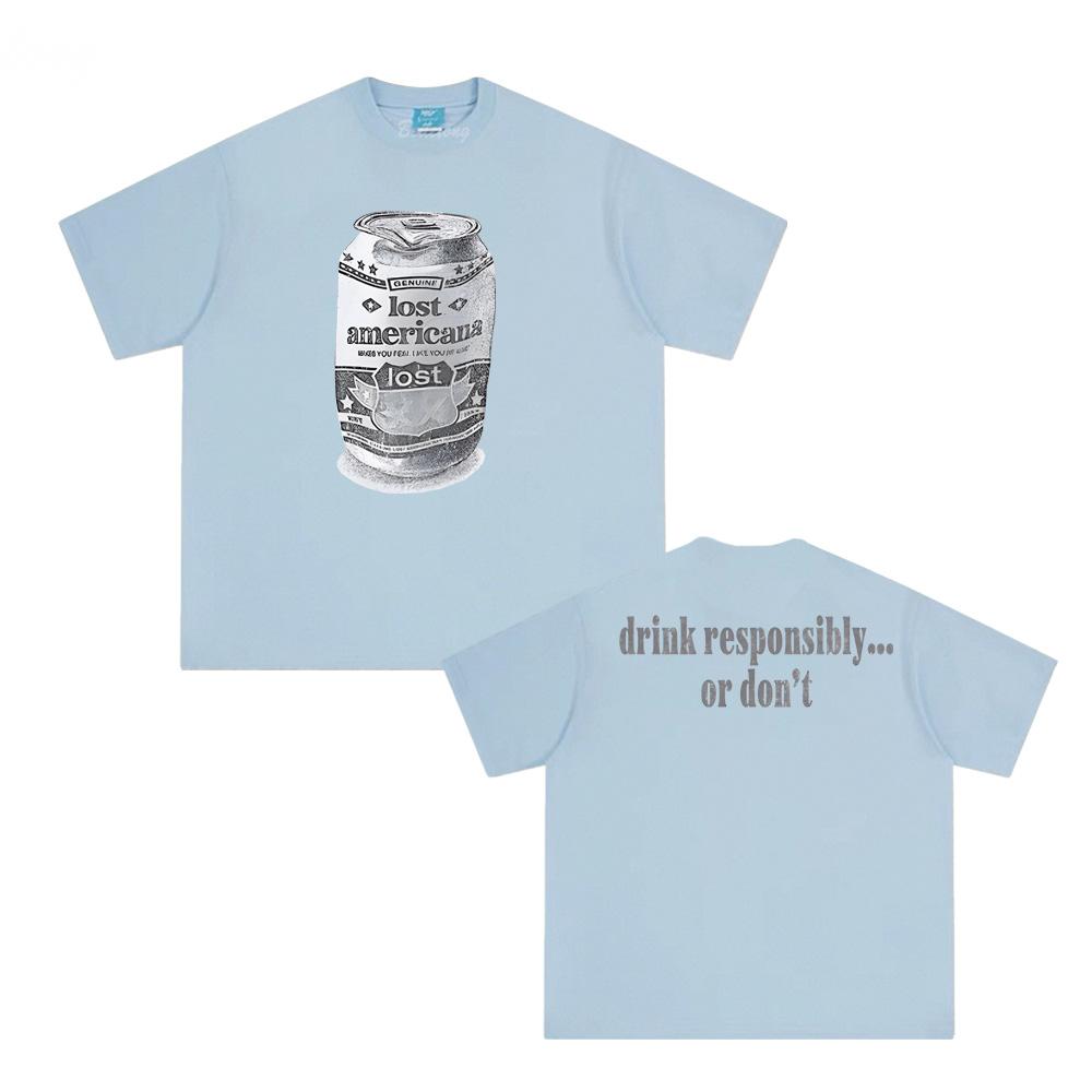 

Футболка Mgk Lost Americana Mgk Така ж, як на офіційному сайті Літня Високоякісна Верхній одяг Унісекс Літня Бавовняна Жіночий/Чоловічий Одяг XXL