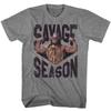 Macho Man - Savage Season - Kurzarm - Melange - Erwachsenen - T-Shirt