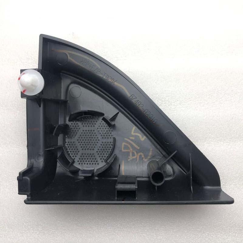 Door Inner Triangle Cover Tweeter Speaker Mirror Base Trim Panel For Toyota Corolla 2007-2013