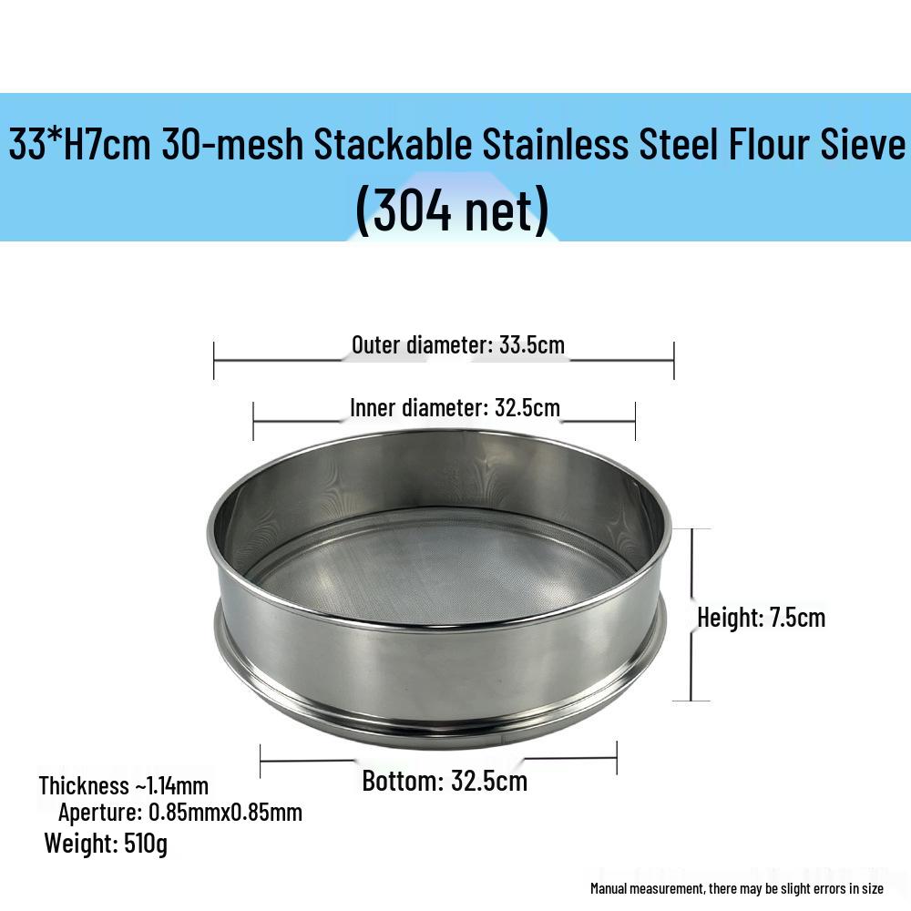 Stainless Steel Fine Mesh Flour and Sugar Sifter Tool