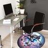 1pc Office Carpet Chair Mats Fantasy Bat Moon Flowers Perfect for Decorating Office Chairs, Living Rooms, Or Bedrooms