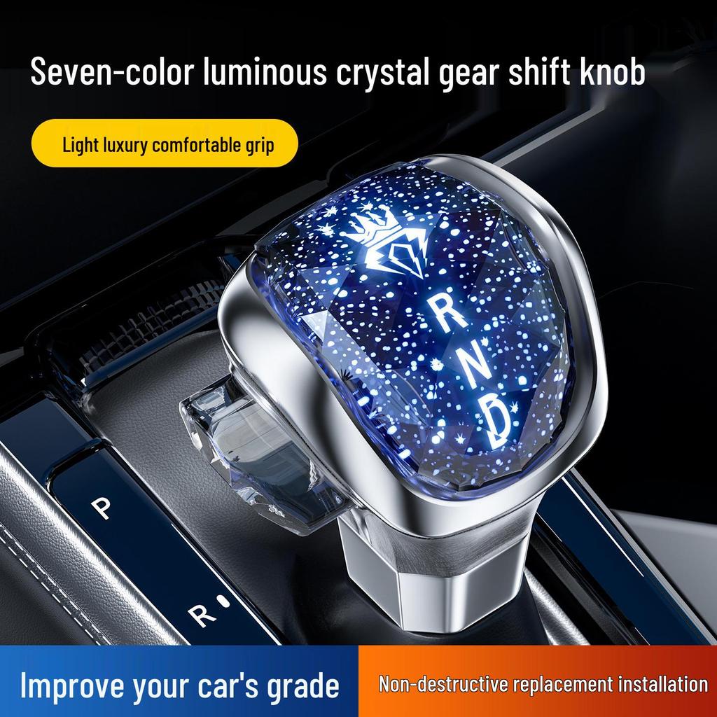 Κρυστάλλινος Επιλογέας Ταχυτήτων Toyota & Honda με Φωτισμό - Μοχλός Αυτόματου Κιβωτίου Ταχυτήτων.