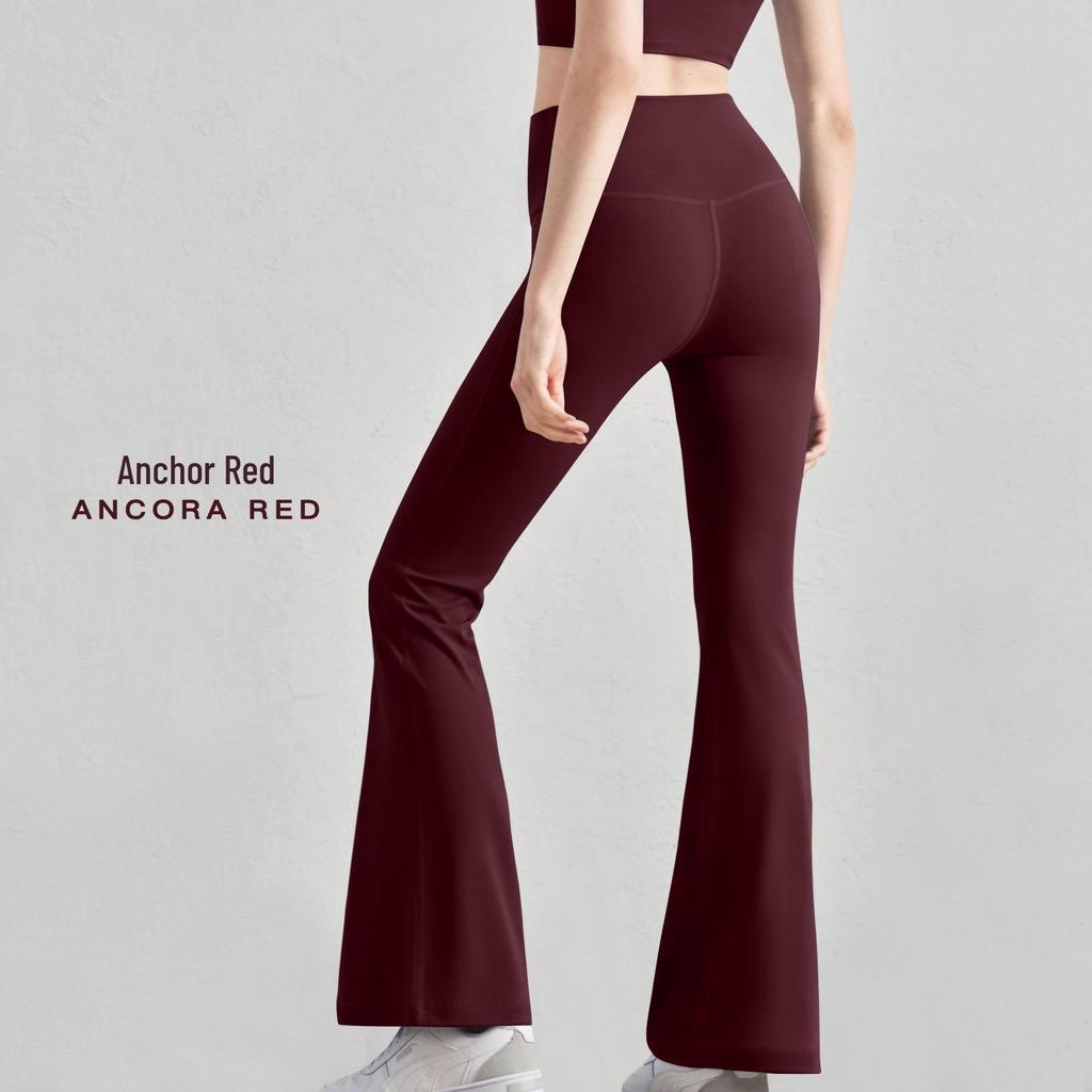 Women's High-Waisted Micro-Flare Yoga Pants - Tummy Control, Butt Lifting, Slimming, Comfortable for Daily Wear & Pilates Fitness
