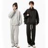 Men's High-Quality Autumn/Winter Thin Casual Sports Set: Stand-Up Collar Hoodie & Pants