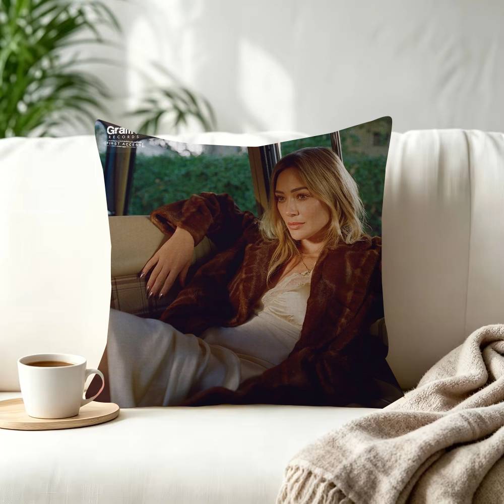 Singer HHilary Duff Roommates Cushion Cover Pillowcase Upholstery Sofa Throw Pillow Home Decor Pillowcas