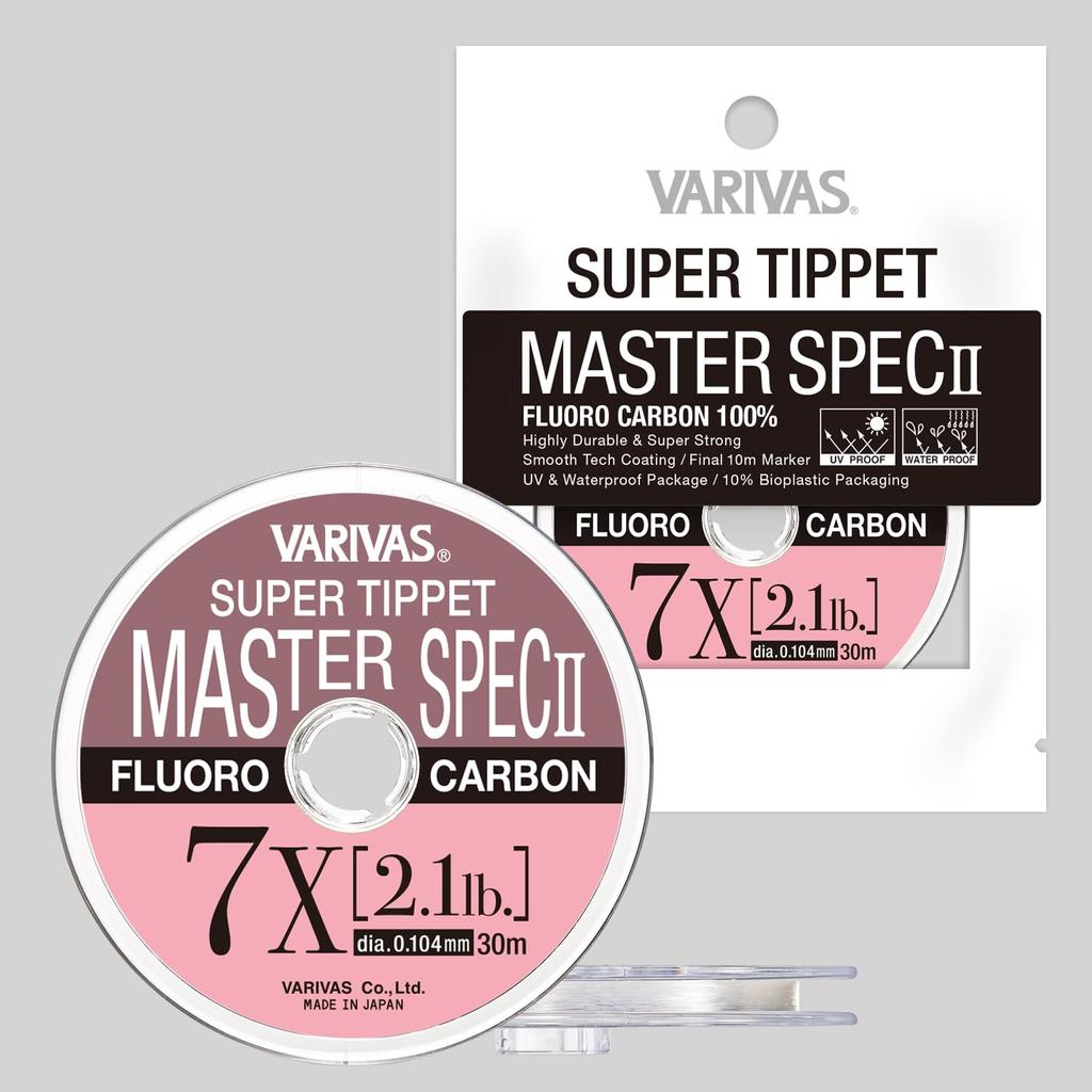 VARIVAS Super Tippet Master Spec II Fluorocarbon 7X 30m Natural 2.1LB