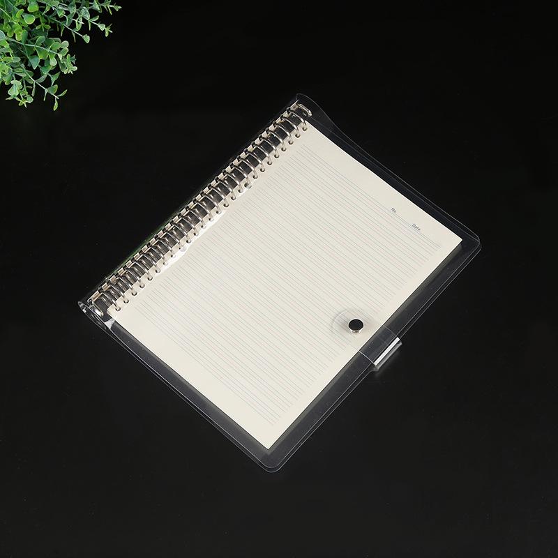 Retro Style A5 Soft Cover Grid Loose-Leaf Notebook