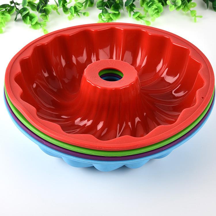 1pc High Temperature Resistant Silicone Mold, Perfect for Baking Chiffon Cakes