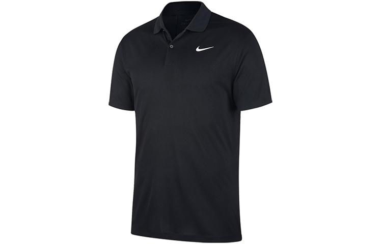 Nike Polo Shirts Men s Black Polo Collar Moderate Straight Fit BV0354-010 S