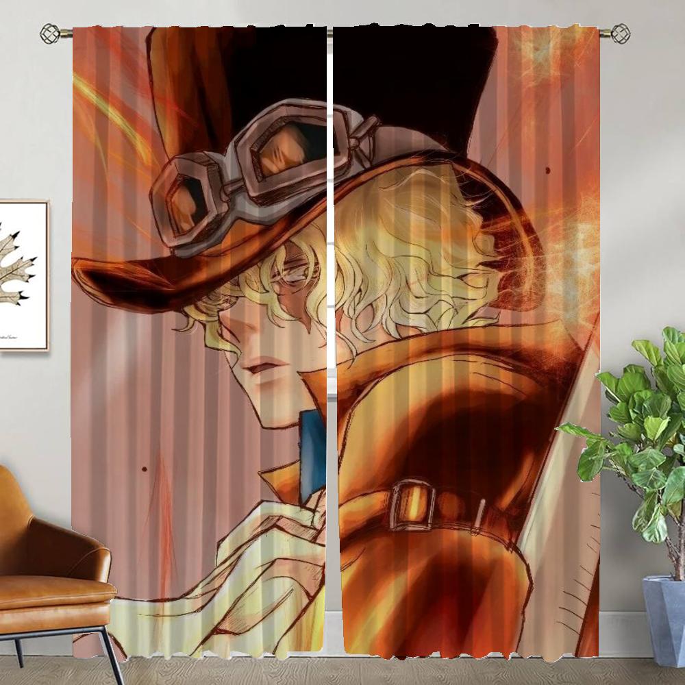 One-Pieces Shades Window Curtain for Room 2 Panel Elegant Room Curtains Tulle for Bedroom Partition Home Interior Curtains Child