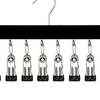Practical Storage Rack For Caps Belts Household Clothes Hanger with 12 Clip for Bedroom Or Entryway