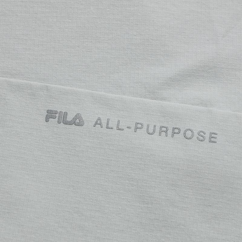 FILA A.P. Classic Minimalist Basic Sports Training Versatile Comfortable Solid Color Woven Casual Pants Men bottoms Gravel-Gray A11M621814FGY