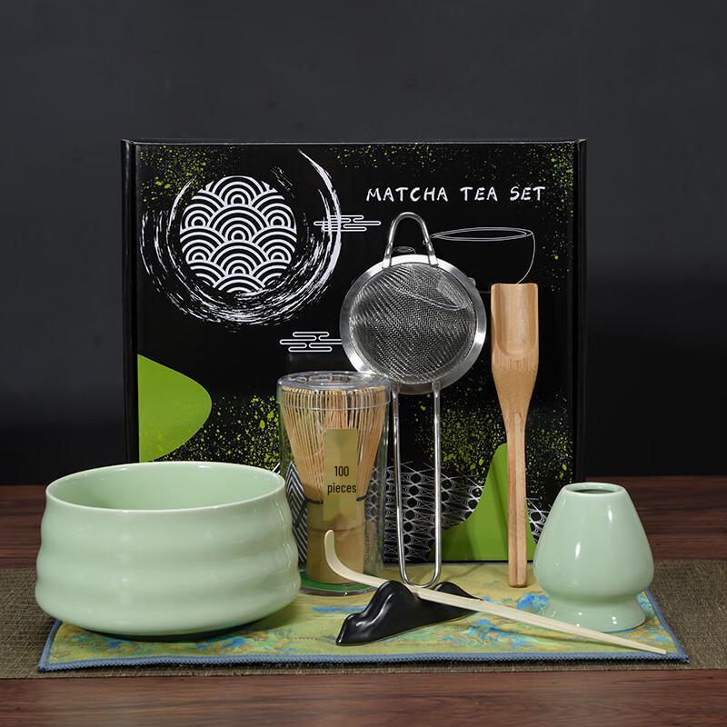 Japanese Ceramic Matcha Bowl Set