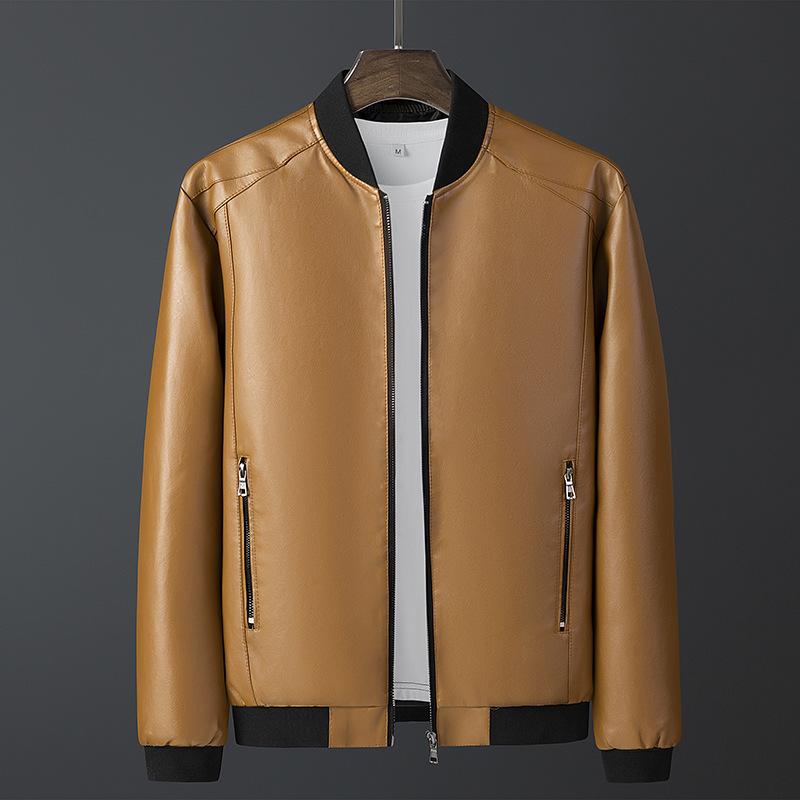 

Hazel Ball Leather Jacket Boys Fashionable Men s Leather Jacket Blue Glossy Leather Jacket Men s Jacket Leather Jacket Men s XXXXL помаранчевий