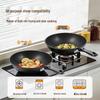 maxcook Non-Coated Refined Iron Wok