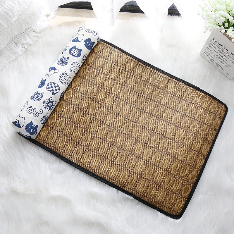 Summer Pet Mat Mat Cooling Cat Mat Cat Nest Ice Mat Cold Feeling Dog Mat Pillow Small and Medium-sized Dog Chin Pad