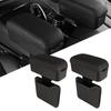 Car Armrest Center Console Organizer with Retractable Cup Holder Adjustable Forward and Back for Manual Gear Large Storage Box