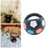 Football Shape Dog Toy with Handle Squeaky Dog Toy Ball Chew Toy for Puppies Indoor Outdoor