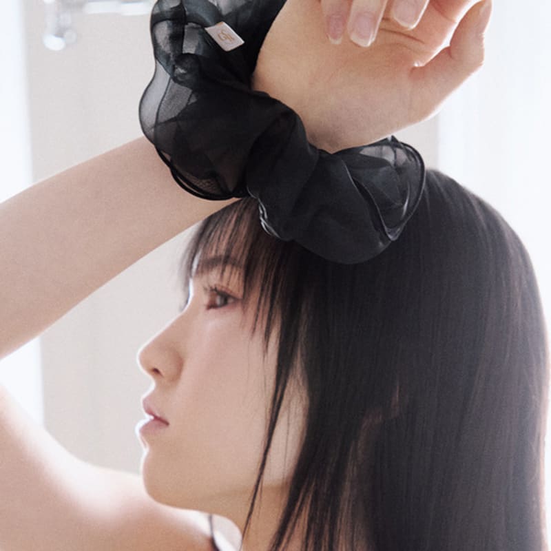 GOCORI Organza Midnight Scrunchie
