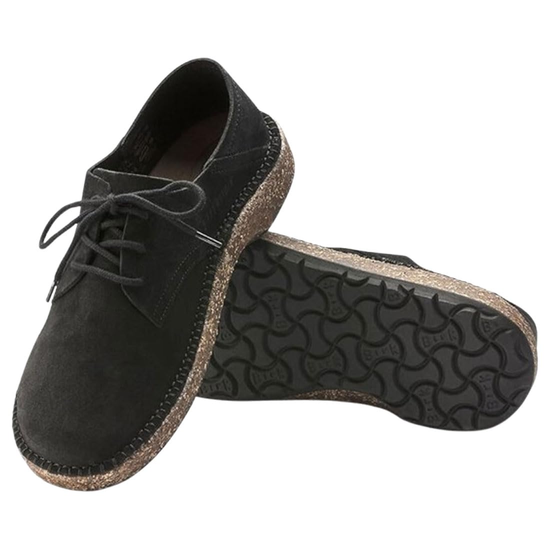 

Birkenstock Gary Regular и Модель размера 38 Черные туфли на шнуровке, Ширина, Замша, Черный, Унисекс, Мужские Женские, (EU24.5см), 1013439, чёрный