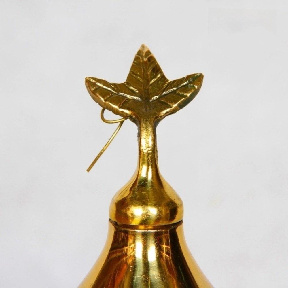 4/4.5 Inch Copper Gourd Ornament Smooth Wealth Gourd Figurine Brass Gourd Statue  Chinese Luck
