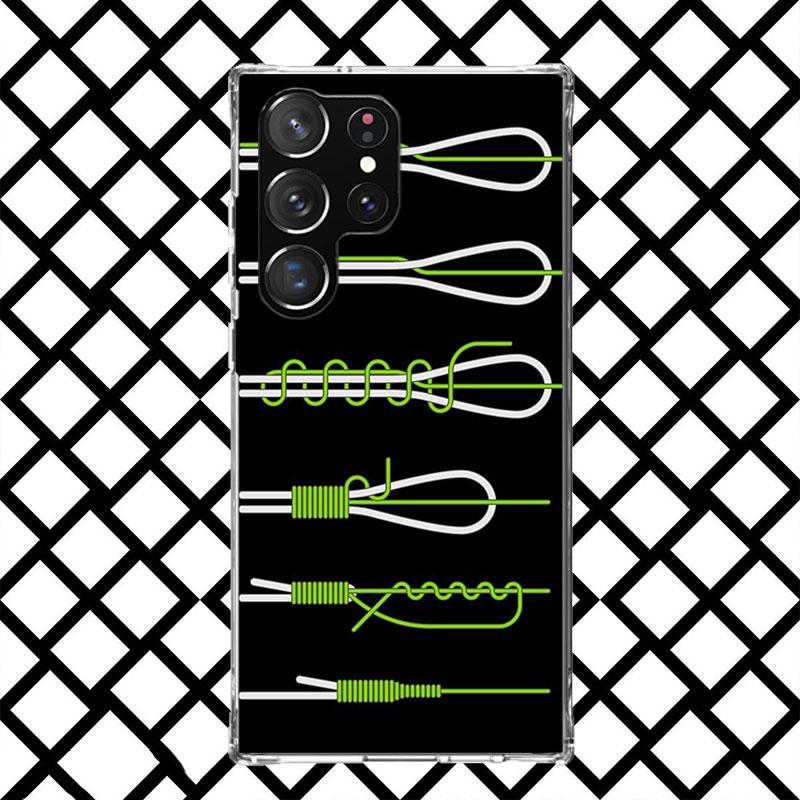 Carp Fish Fishing Rod Hook Phone Case for Samsung Galaxy S26 S25 Edge S24 S23 Ultra S22 Plus S21 FE S20 + Soft Cover Print Funda