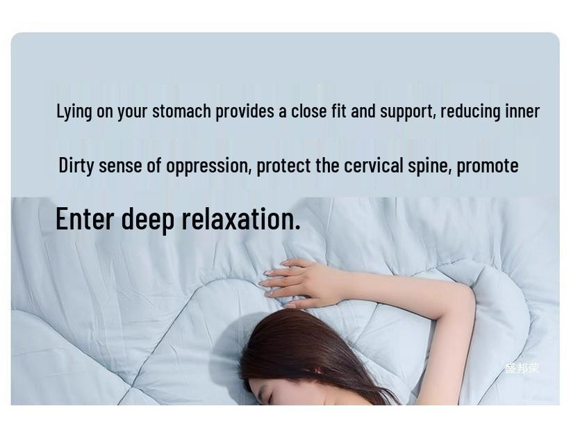 Ergonomic Long Body Pillow for Pregnant Women and Adults - Ideal for Side Sleeping and Leg Support