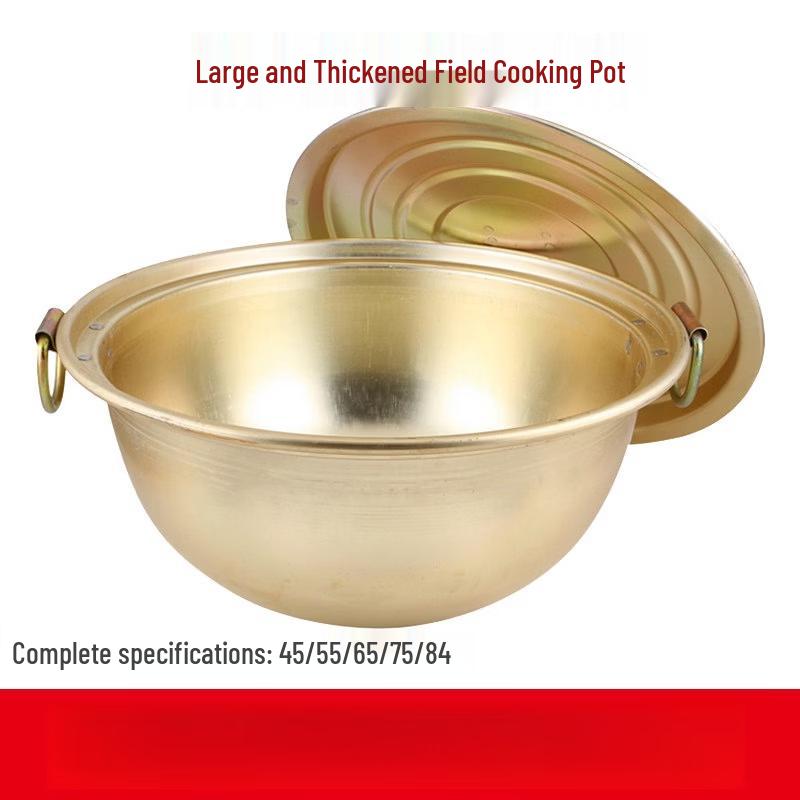 Tiemuyun Outdoor Aluminum Camping Pot 45cm 20L