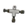Metall T-Form Bremsleitung T-Stück Buchse Drei-Wege-Verbinder Auto Bremsrohr Fitting für ATV Go-Kart Hydrauliksystem