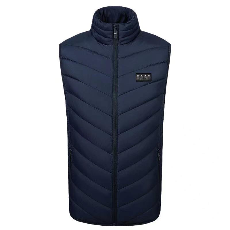 Four-Zone Temperature-Control Electric Heating Vest for Safe, Warmth